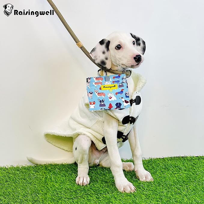 Dog Treat Pouch, Cotton Pocket Sized Training Holder, Hand Free Walking Funny - Image 5