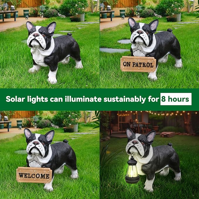 English Bulldog Dog Garden Statue - Image 5