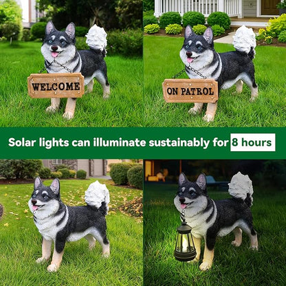 Shiba Inu Dog Garden Statue - Image 5
