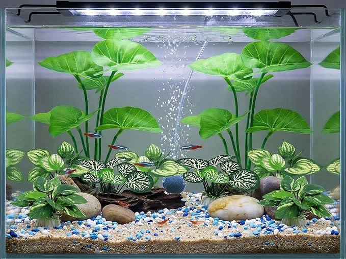 10 Pack Silk Aquarium Plants Fish Tank Decorations - Image 5