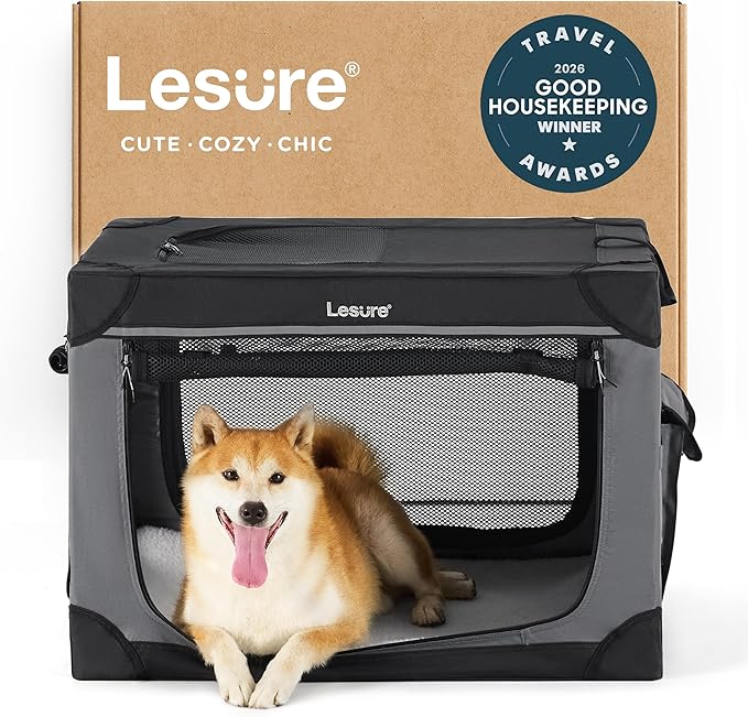 Lesure Shown on TODAY Show Soft Collapsible Dog Crate by Lesure