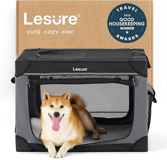 Lesure Shown on TODAY Show Soft Collapsible Dog Crate by Lesure
