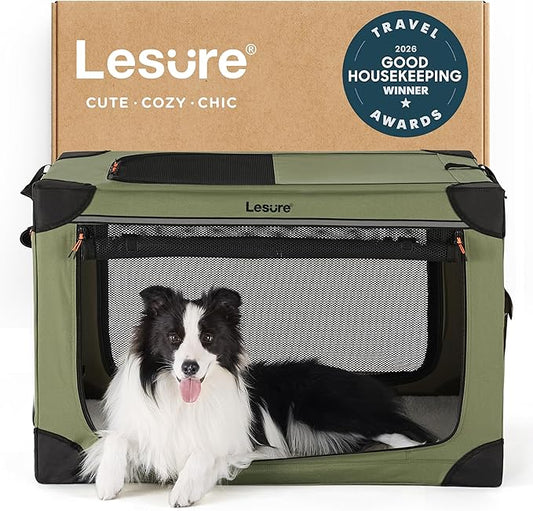Lesure Shown on TODAY Show Soft Collapsible Dog Crate by Lesure