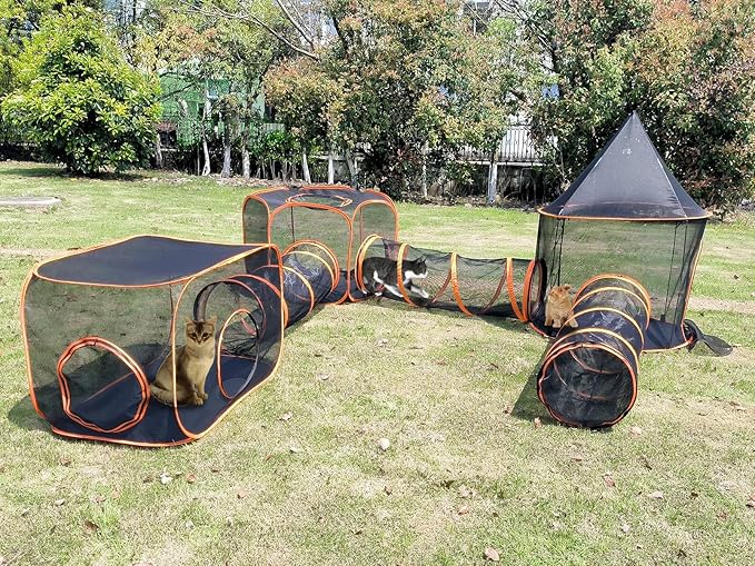 6 in 1 Cat Enclosure Cat Tunnel - Image 6