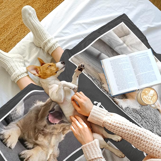 Personalized Pet Memorial Gifts, Custom Dog Blanket - Image 4