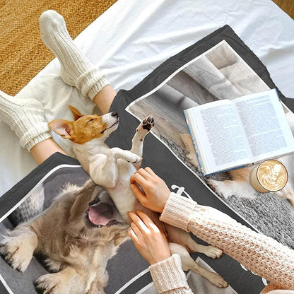 Personalized Pet Memorial Gifts, Custom Dog Blanket - Image 4
