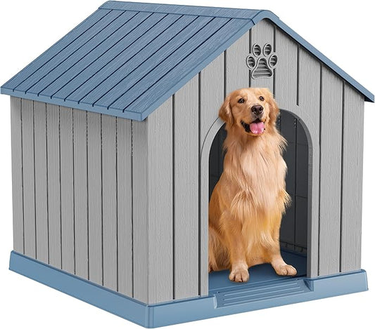 DRATO Large Dog House Indoor Outdoor Waterproof, Puppy Shelter by DRATOprovidesawarmandcozy