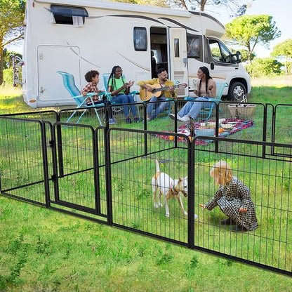 Kfvigoho Dog Playpen Outdoor Extra Wide 16 Piece Panels Heavy Duty Dog Fence - Image 3