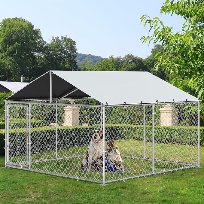 YITAHOME 10'x10' Outdoor Dog Enclosure by YITAHOME