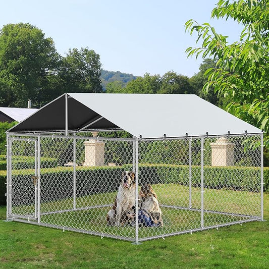 YITAHOME 10'x10' Outdoor Dog Enclosure by YITAHOME