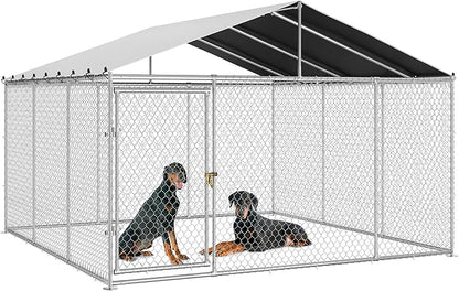 DWVO 14.8'x14.8' Large Outdoor Dog Kennel by DWVO