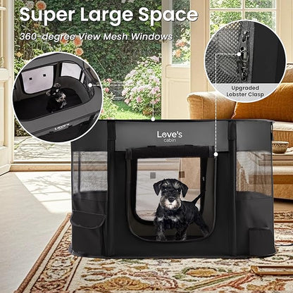 Love's cabin Pet Puppy Dog Playpen, Medium Dog Tent Crates Cage Indoor/Outdoor - Image 7