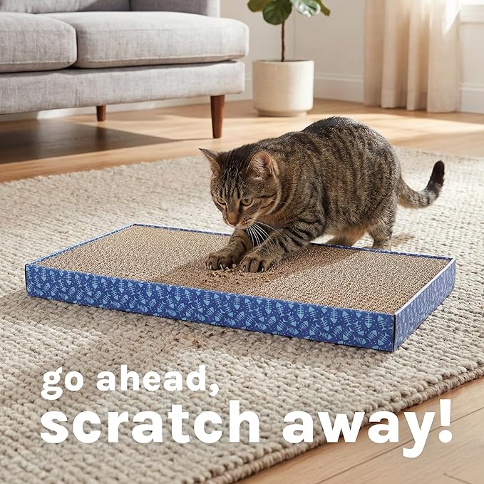 Kitty City 5-Pack XL Double Sided Corrugate Cat Scratcher Pads - Image 8