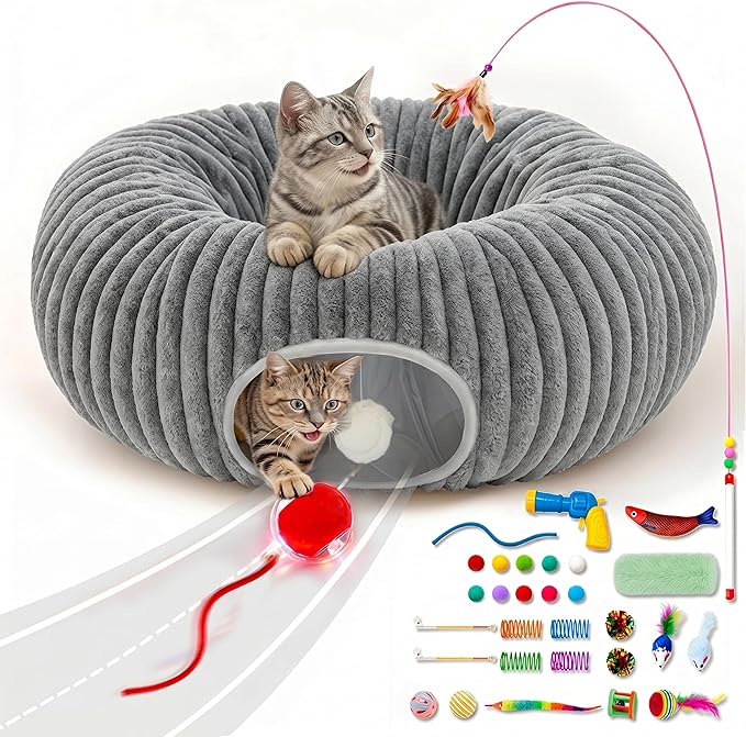 31 Pcs Interactive Cat Toys for Indoor Cats, Cat Tunnel by Unknown