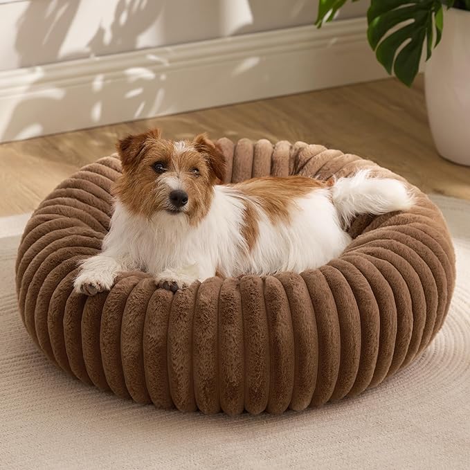 Bedsure ComfyFleece™ Donut Small Dog Bed by Unknown