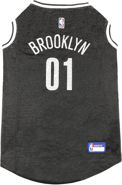 NBA PET Jersey Brooklyn NETS Basketball Dog Jersey, X-Large. Best Licensed by PETSFIRST