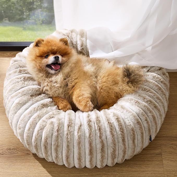Bedsure ComfyFleece™ Donut Small Dog Bed - Image 7