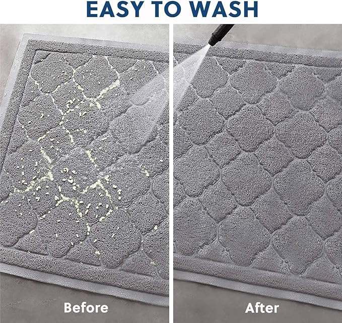 WePet Cat Litter Box Mat, Kitty Premium PVC Pad, Durable Trapping Rug, - Image 6