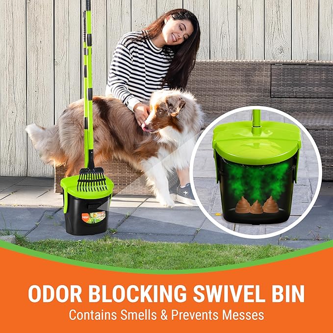 Pupzle Dog Pooper Scooper with Bag Attachment, Dog Poop Scoop - Image 4