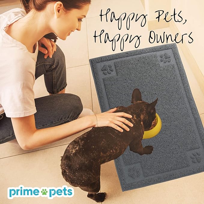 Prime Pets Dog Food Mat Waterproof, 35”x 24”, Pet Mat - Image 7