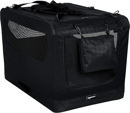Amazon Basics Foldable Portable Soft Pet Dog Crate Carrier Kennel by AmazonBasics