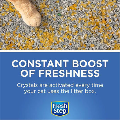 Fresh Step Cat Litter Crystals Deodorizer Summer Breeze Scent Non-Toxic Odor - Image 4