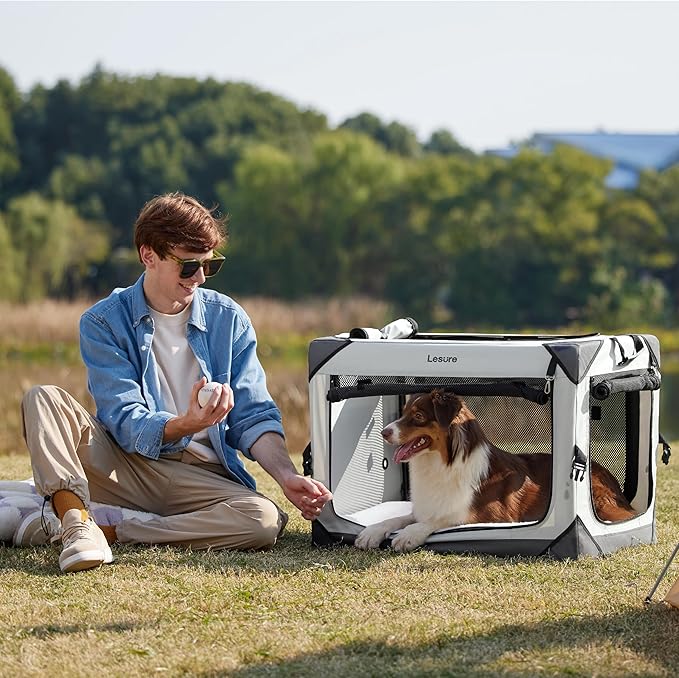 Lesure Collapsible Dog Crate - Image 2