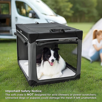 Lesure Shown on TODAY Show Soft Collapsible Dog Crate - Image 7