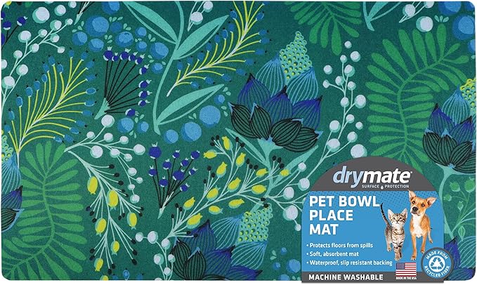Drymate Pet Bowl Placemat, Dog & Cat Food Feeding Mat - Image 7