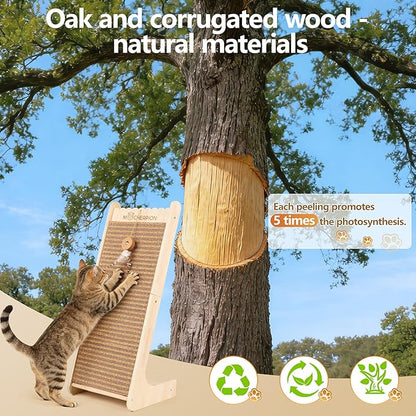 Natural Cork Cat Scratching Post-Cat Scratchers- Scratch Pads - Image 5