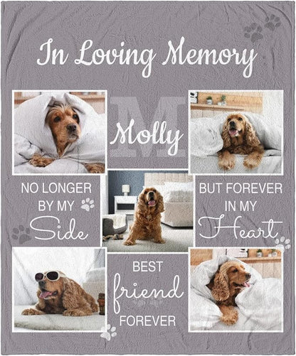 Personalized Pets Blanket with Photos, Custom Dog Blanket - Image 3