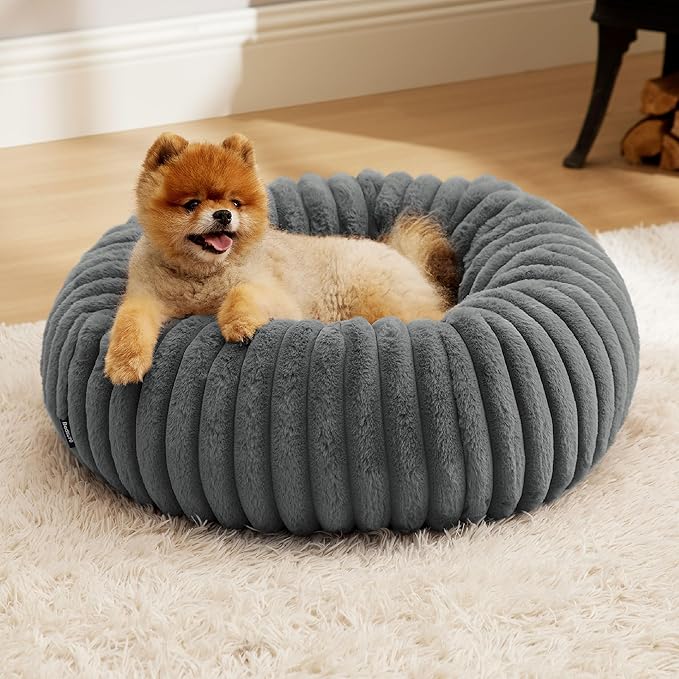 Bedsure ComfyFleece™ Donut Small Dog Bed by Unknown