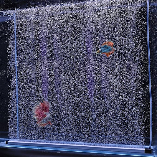 hygger Aquarium Bubble Strip, Nano Air Bubble Curtain Wall Aquarium, Quiet High by hygger