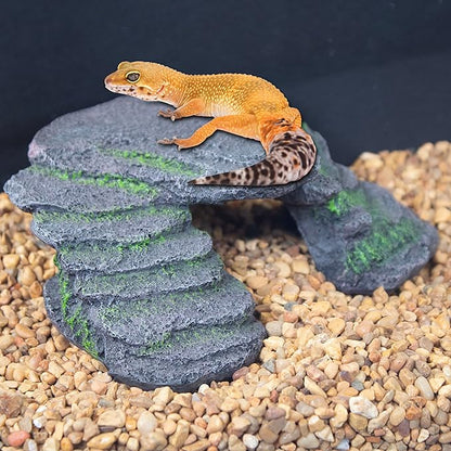 PENN-PLAX Reptology Shale Scape Step Ledge – Decorative Resin - Image 2