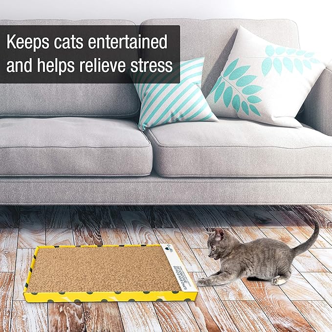 Our Pets Cosmic Cat Scratcher, North-American Grown Catnip Included, Reversible - Image 3