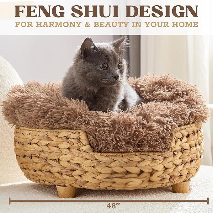 Cat Luxury Cat Bed for Indoor Cats, Plush Furniture for Comfort and Relaxation - Image 2