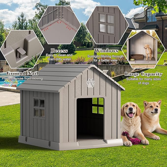 Fancyango Dog House Outdoor Indoor - Image 4