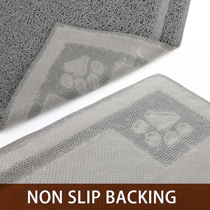 Prime Pets Pet Feeding Mat for Large Dogs and Cats, 24”x 16”, Flexible and - Image 3