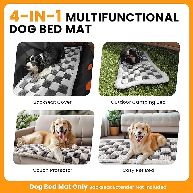 HiPetpy Backseat Dog Bed Mat, Non-Slip Dog Bed - Image 6
