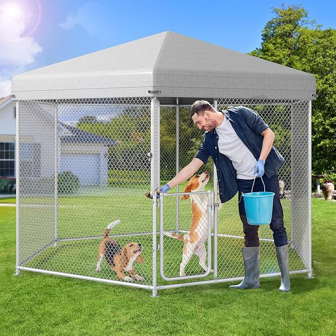 YITAHOME Large Outdoor Dog Kennel - Image 2