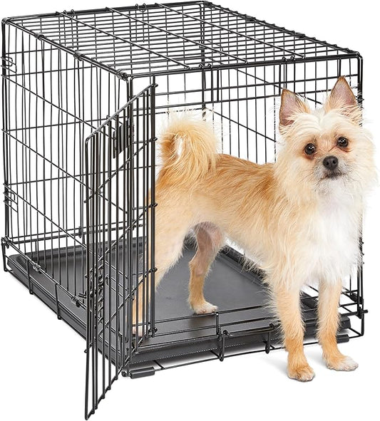 MidWest Homes for Pets 24-Inch iCrate for Small Breeds, 12-20 lbs, Single Door by MidWestHomesForPets