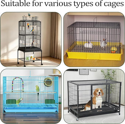 Bird Cage Cover, Circumference 40-68 inches Bird Cage Seed Catcher, Adjustable - Image 5