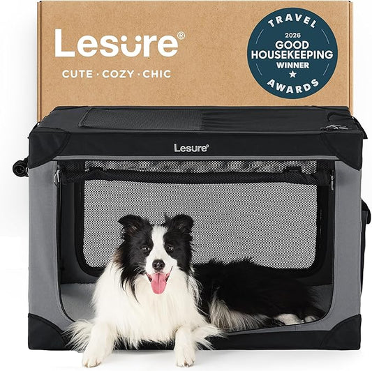 Lesure Shown on TODAY Show Soft Collapsible Dog Crate by Lesure