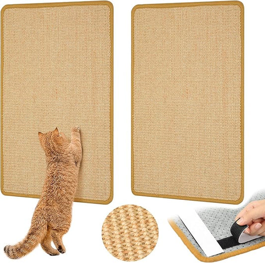 Graciadeco Carpet Cat Scratching Mat Sisal, 2 Packs Sisal Fabric Large 23.6" x by GraciadecoStorage