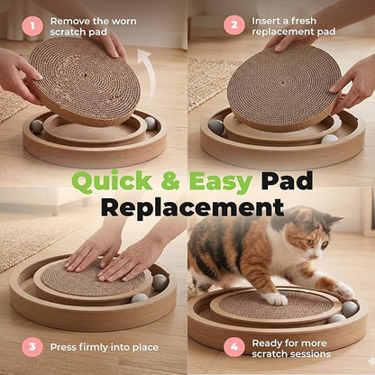Best Pet Supplies Catify Cat Scratcher, Fun Interactive Scratchers, Claw Safe - Image 4