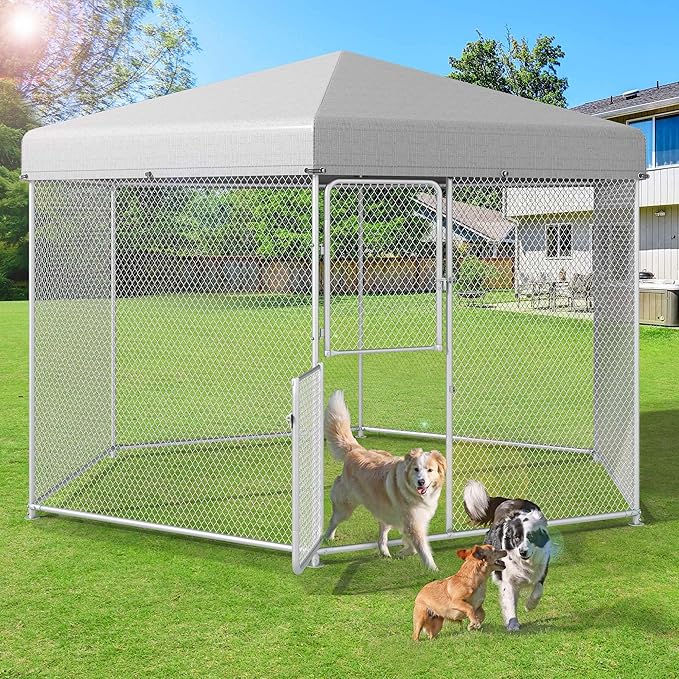 YITAHOME Extra Large Outdoor Dog Kennel - Image 3