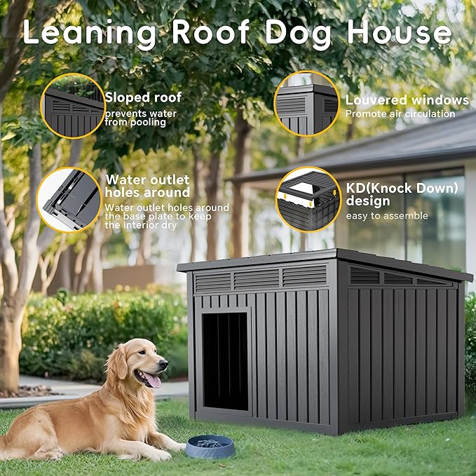 VIXZEN Dog House Outdoor, Indoor Dog House Medium Size Dog - Image 4