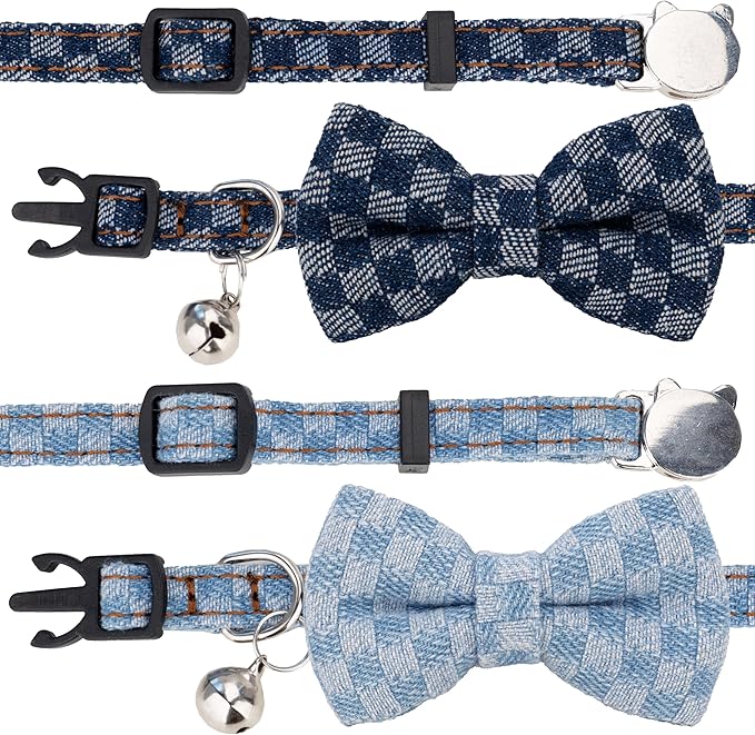 Cat Collar Breakaway Bowtie Safety - Image 2