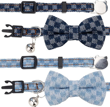 Cat Collar Breakaway Bowtie Safety - Image 2