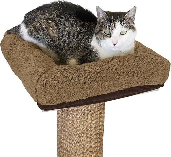 Kitty City Sisal Post Scratcher Perch Platform Attachment Accessory by KittyCity
